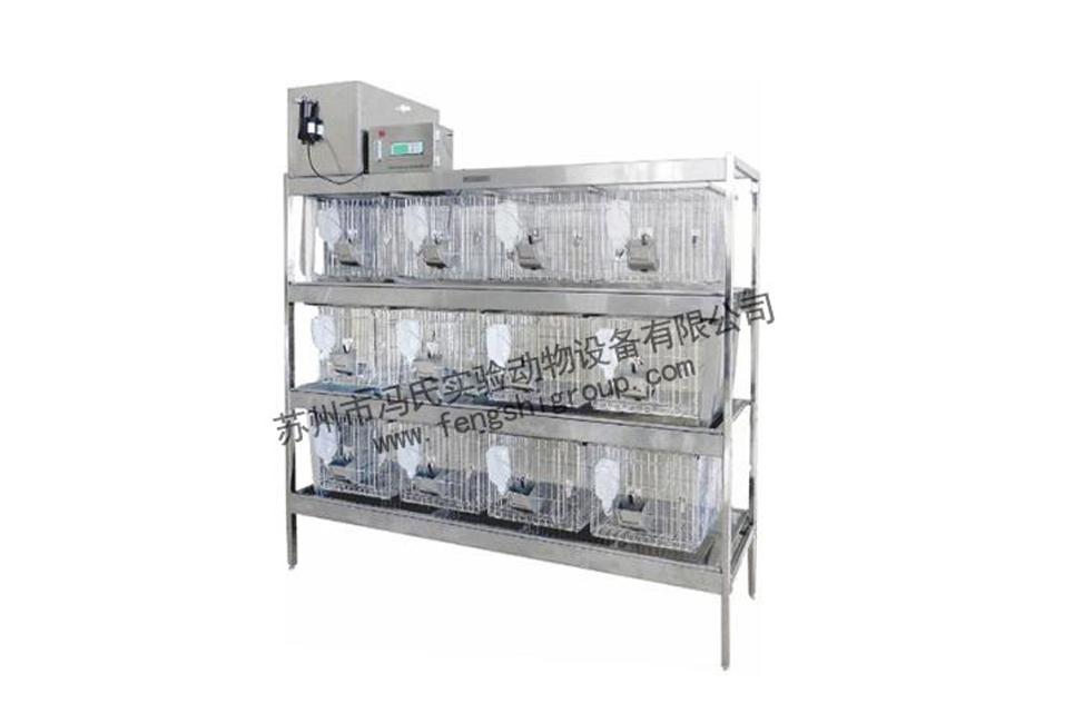 Stainless steel timing flushing rabbit cage