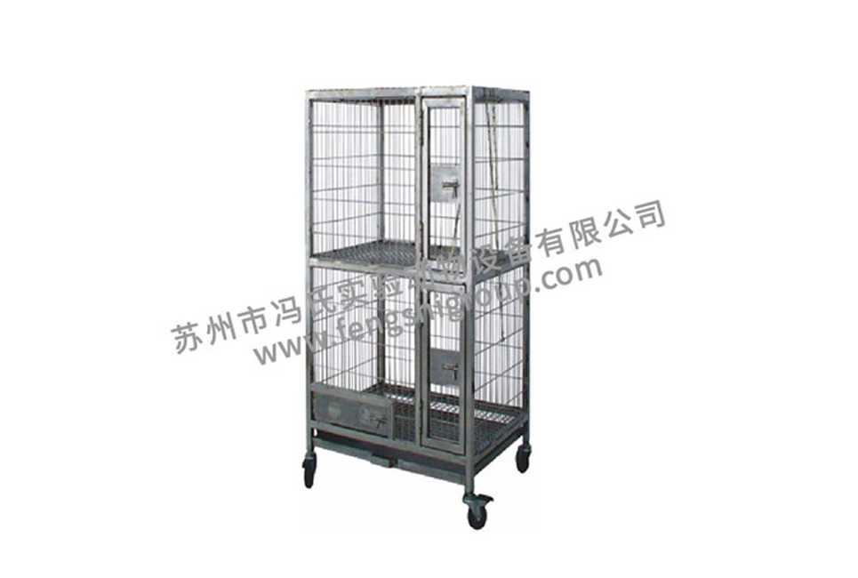 Stainless steel cat cage