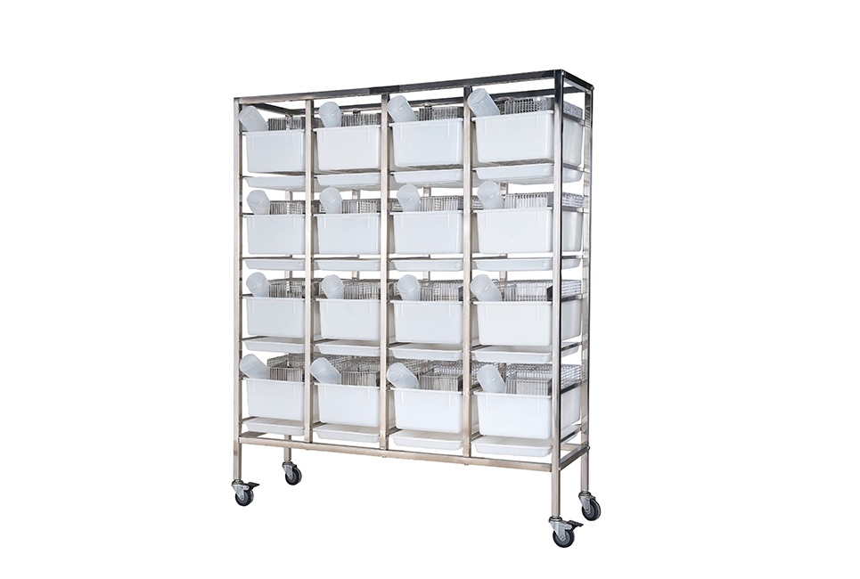 Stainless steel dry rat experimental cage (R-3 / R-1)